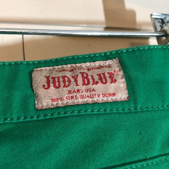 Judy Blue Green Skinny Jean SZ 5 - Picture 5 of 6